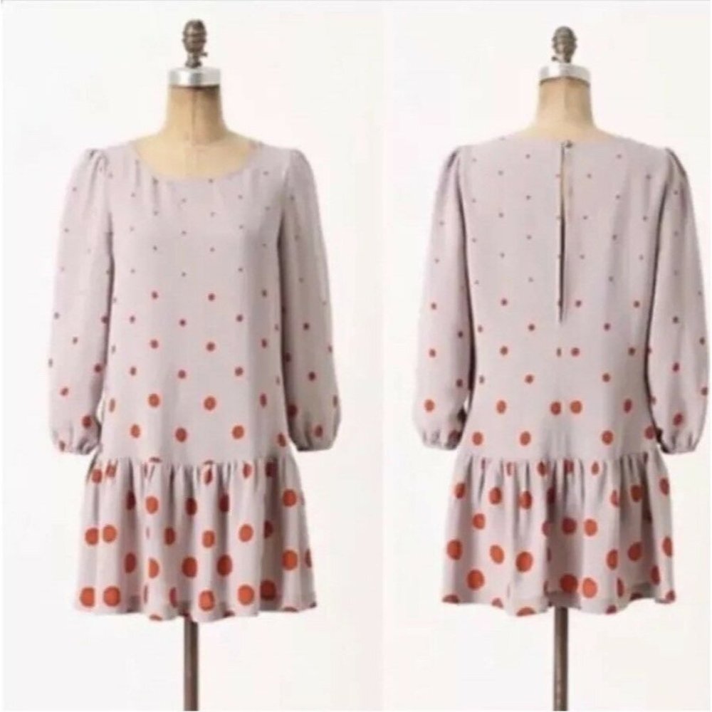 Anthropologie Meadow Rue Minutiae Dropwaist Dress